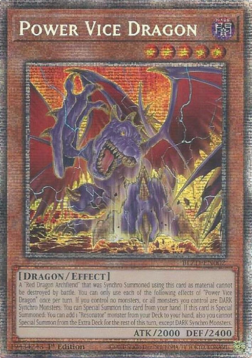 Power Vice Dragon (Starlight Rare) (BLZD-EN002) [Blazing Dominion]