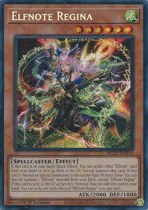 Image for Elfnote Regina (BLZD-EN014) [Blazing Dominion] - YuGiOh