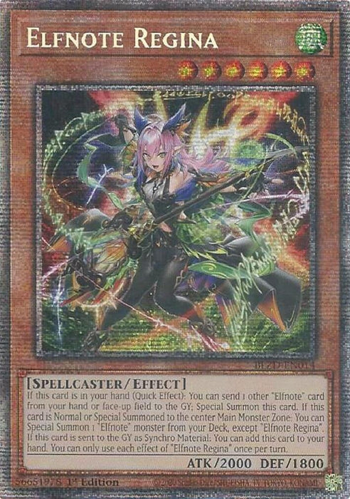 Elfnote Regina (Starlight Rare) (BLZD-EN014) [Blazing Dominion]