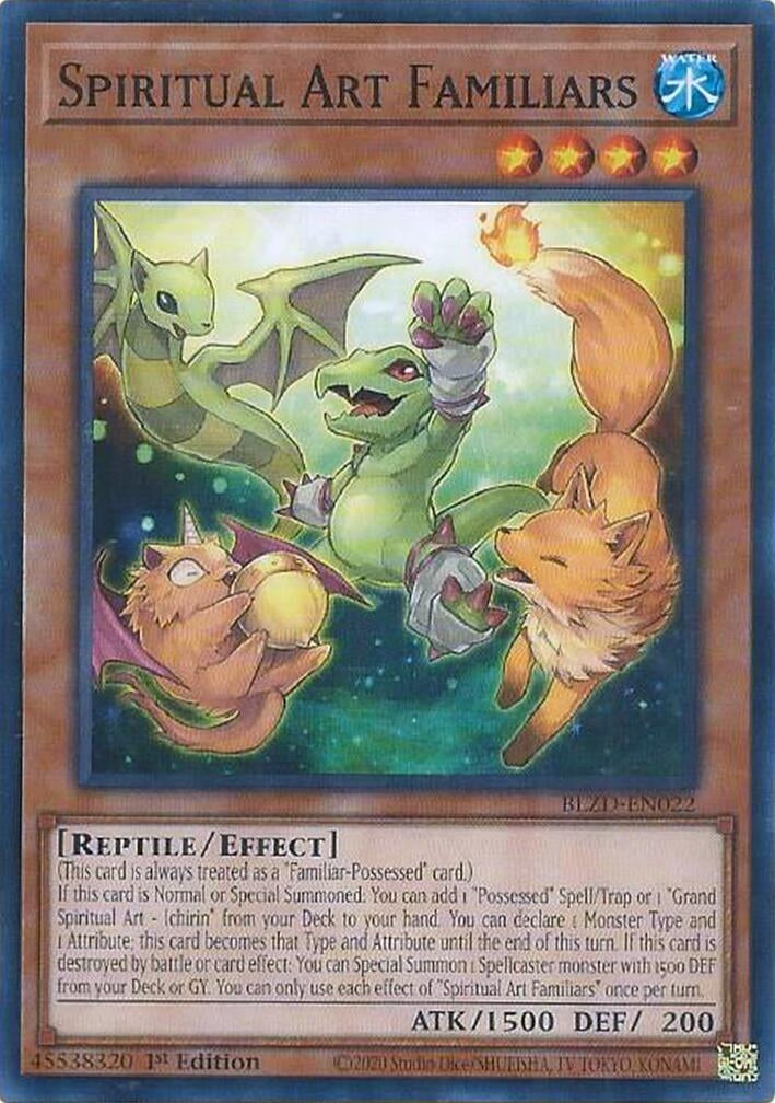 Image for Spiritual Art Familiars (BLZD-EN022) [Blazing Dominion] - YuGiOh
