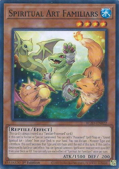 Image for Spiritual Art Familiars (BLZD-EN022) [Blazing Dominion] - YuGiOh
