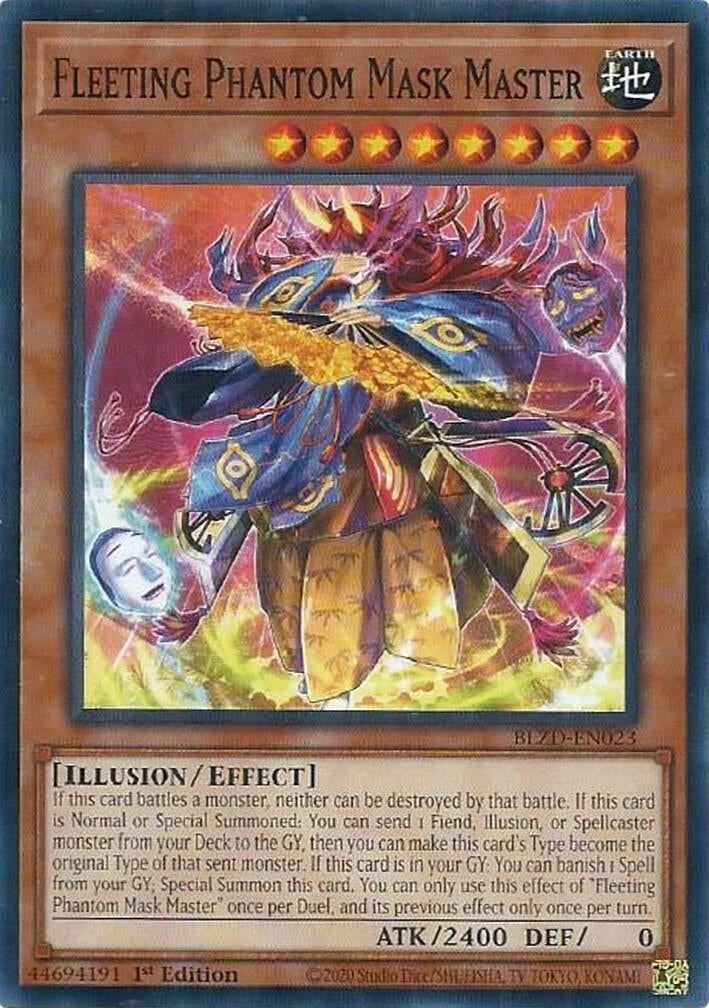 Image for Fleeting Phantom Mask Master (BLZD-EN023) [Blazing Dominion] - YuGiOh