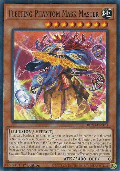 Image for Fleeting Phantom Mask Master (BLZD-EN023) [Blazing Dominion] - YuGiOh