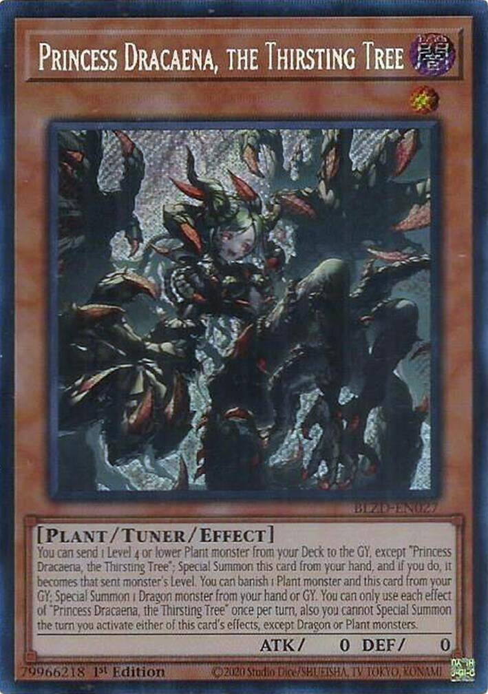 Image for Princess Dracaena, the Thirsting Tree (BLZD-EN027) [Blazing Dominion] - YuGiOh
