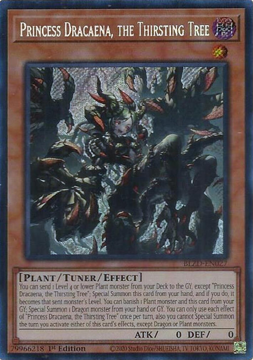 Image for Princess Dracaena, the Thirsting Tree (BLZD-EN027) [Blazing Dominion] - YuGiOh