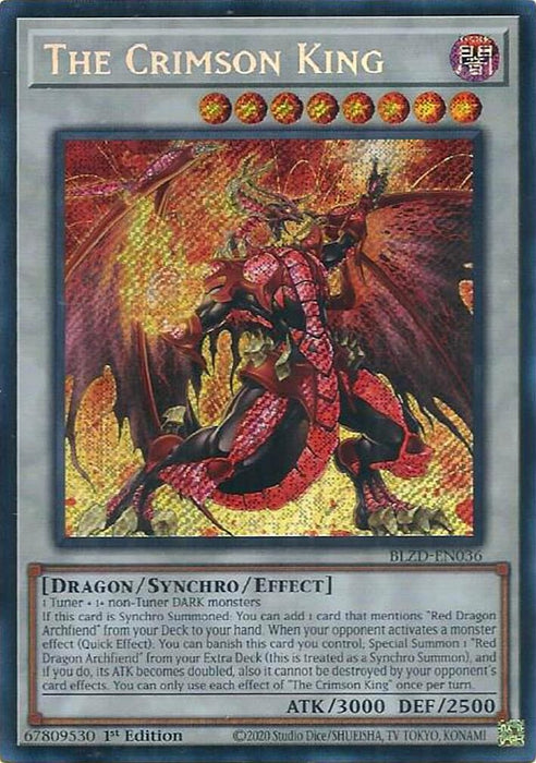 Image for The Crimson King (BLZD-EN036) [Blazing Dominion] - YuGiOh