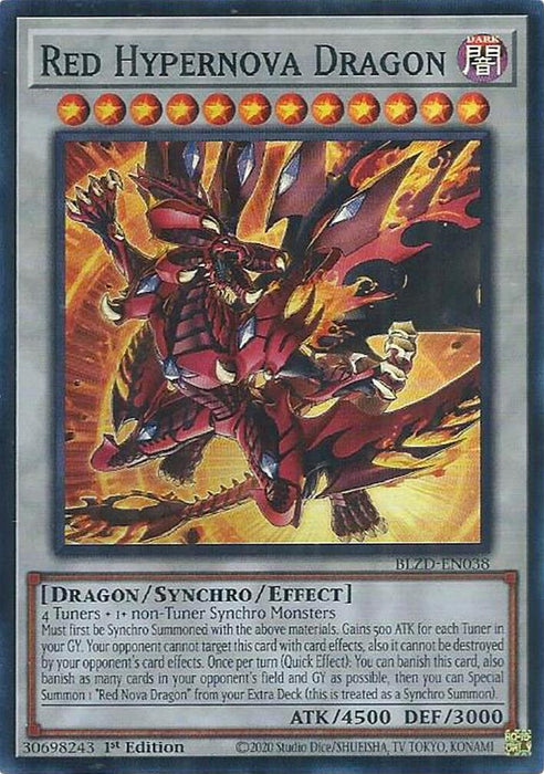 Image for Red Hypernova Dragon (BLZD-EN038) [Blazing Dominion] - YuGiOh