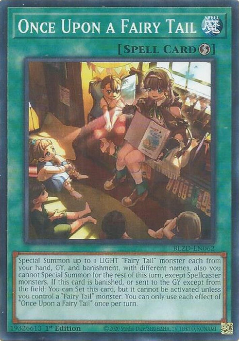 Image for Once Upon a Fairy Tail (BLZD-EN062) [Blazing Dominion] - YuGiOh