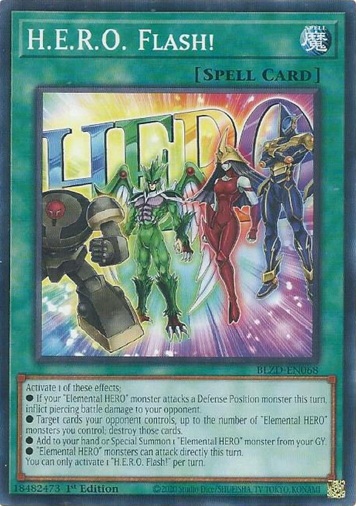 Image for H.E.R.O. Flash! (BLZD-EN068) [Blazing Dominion] - YuGiOh