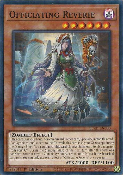Image for Officiating Reverie (BLZD-EN088) [Blazing Dominion] - YuGiOh