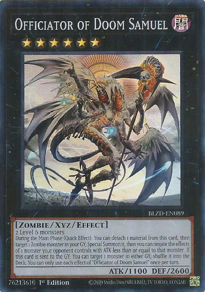 Image for Officiator of Doom Samuel (BLZD-EN089) [Blazing Dominion] - YuGiOh