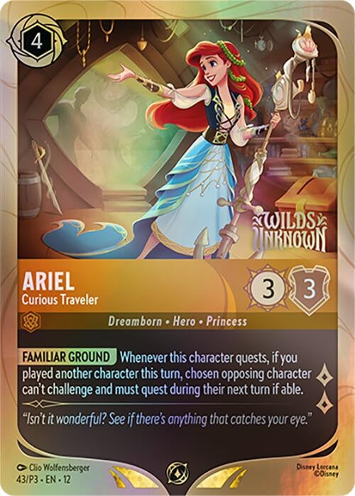 Image for Ariel - Curious Traveler (43) [Disney Lorcana Promo Cards] - Disney Lorcana
