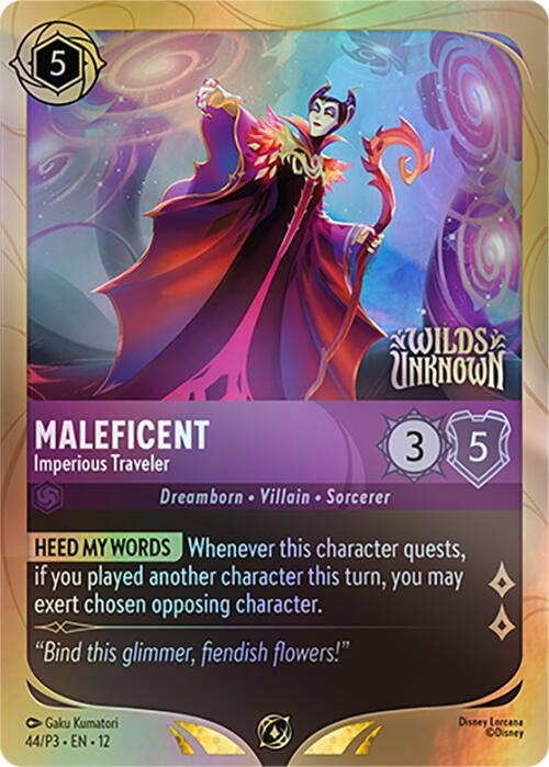 Image for Maleficent - Imperious Traveler (44) [Disney Lorcana Promo Cards] - Disney Lorcana
