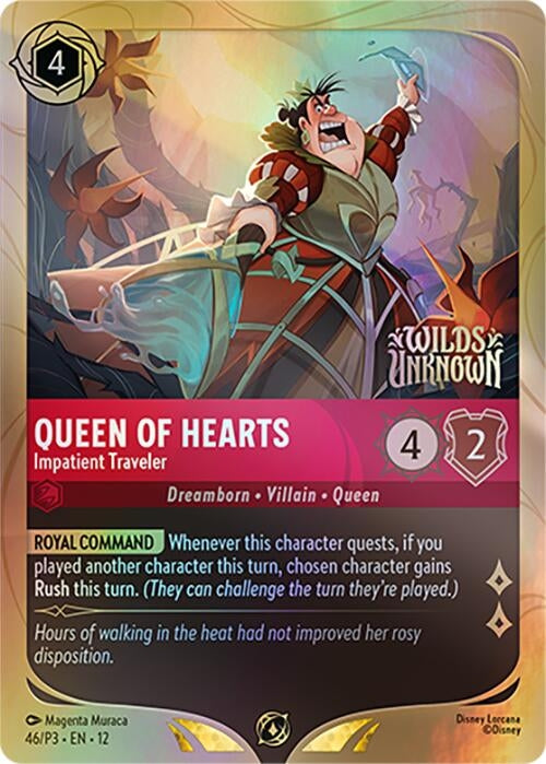 Image for Queen of Hearts - Impatient Traveler (46) [Disney Lorcana Promo Cards] - Disney Lorcana