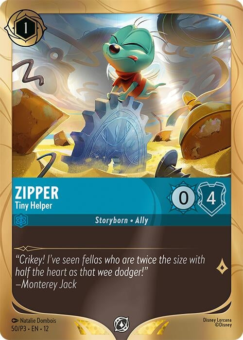 Image for Zipper - Tiny Helper (50) [Disney Lorcana Promo Cards] - Disney Lorcana
