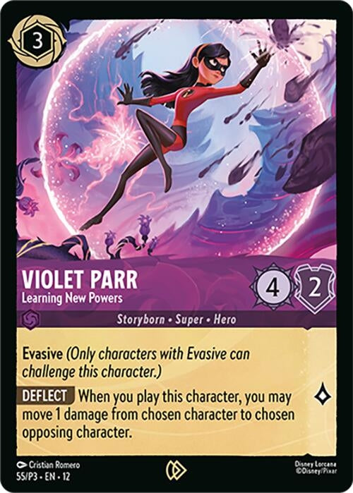 Image for Violet Parr - Learning New Powers (55) [Disney Lorcana Promo Cards] - Disney Lorcana