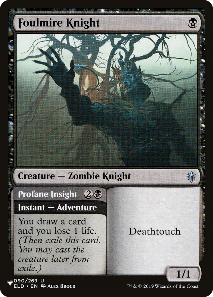 Foulmire Knight (ELD) (090/269) [The List Reprints]