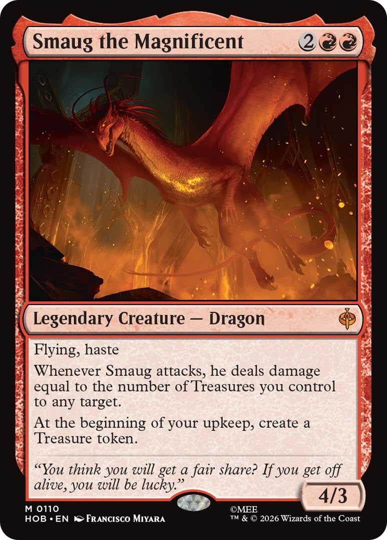 Image for Smaug the Magnificent (110) [The Hobbit] - Magic: The Gathering