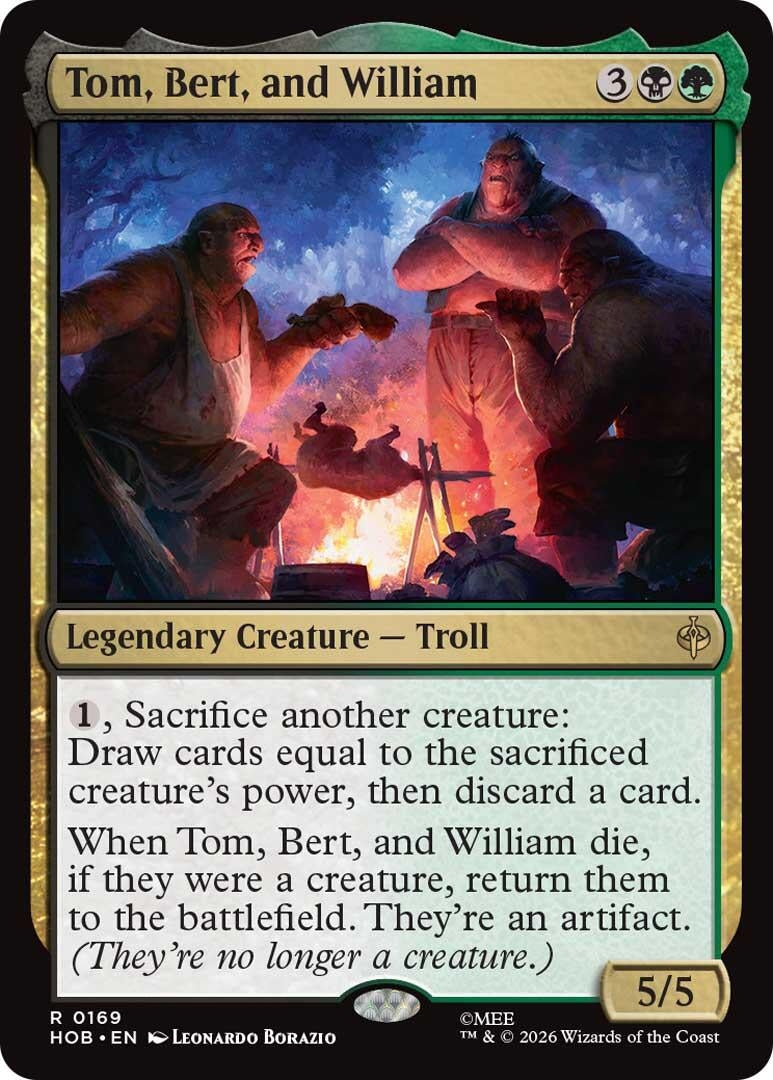 Image for Tom, Bert, and William (169) [The Hobbit] - Magic: The Gathering