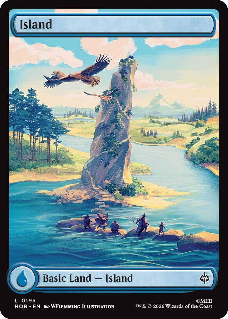 Image for Island (0195) (195) [The Hobbit] - Magic: The Gathering