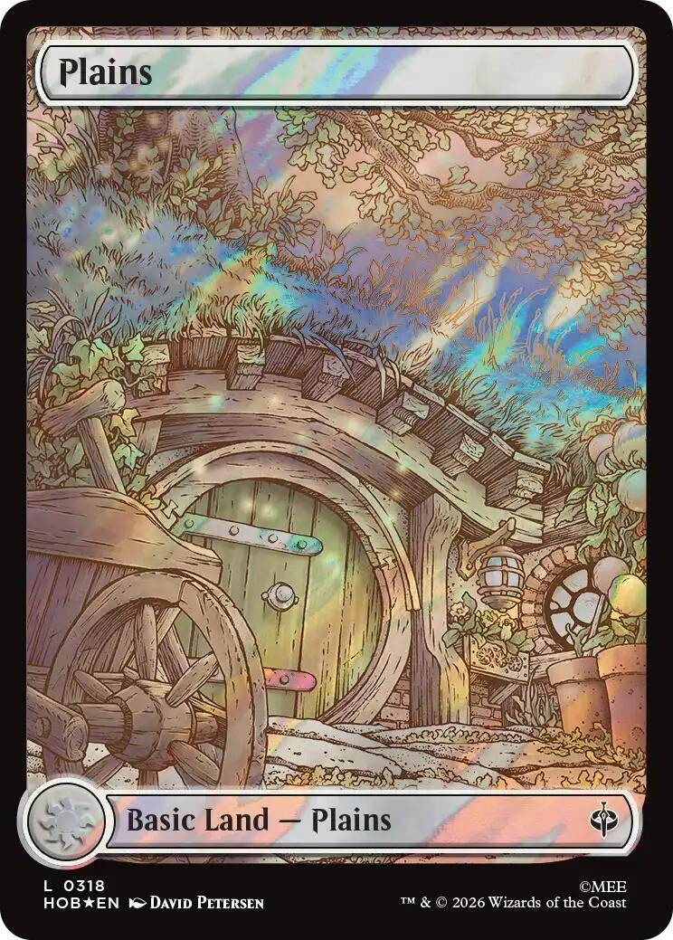 Image for Plains (0318) (Surge Foil) (318) [The Hobbit] - Magic: The Gathering