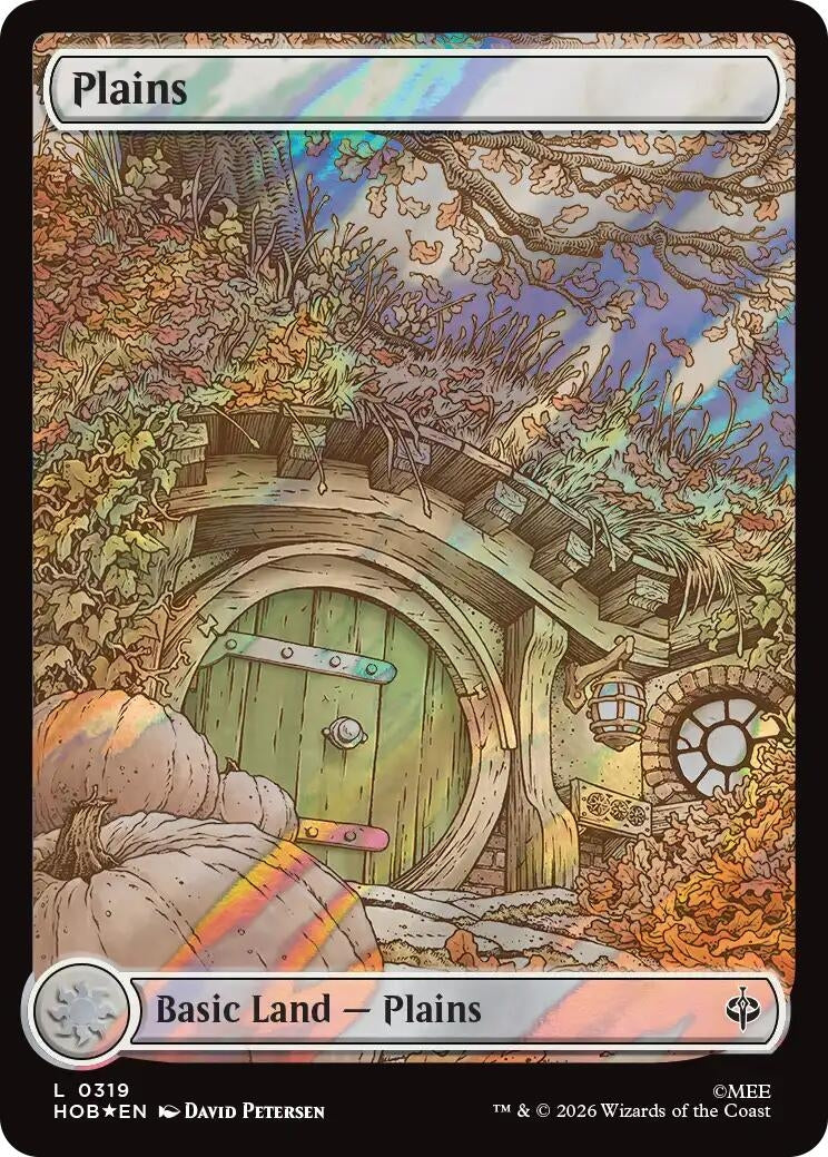 Image for Plains (0319) (Surge Foil) (319) [The Hobbit] - Magic: The Gathering