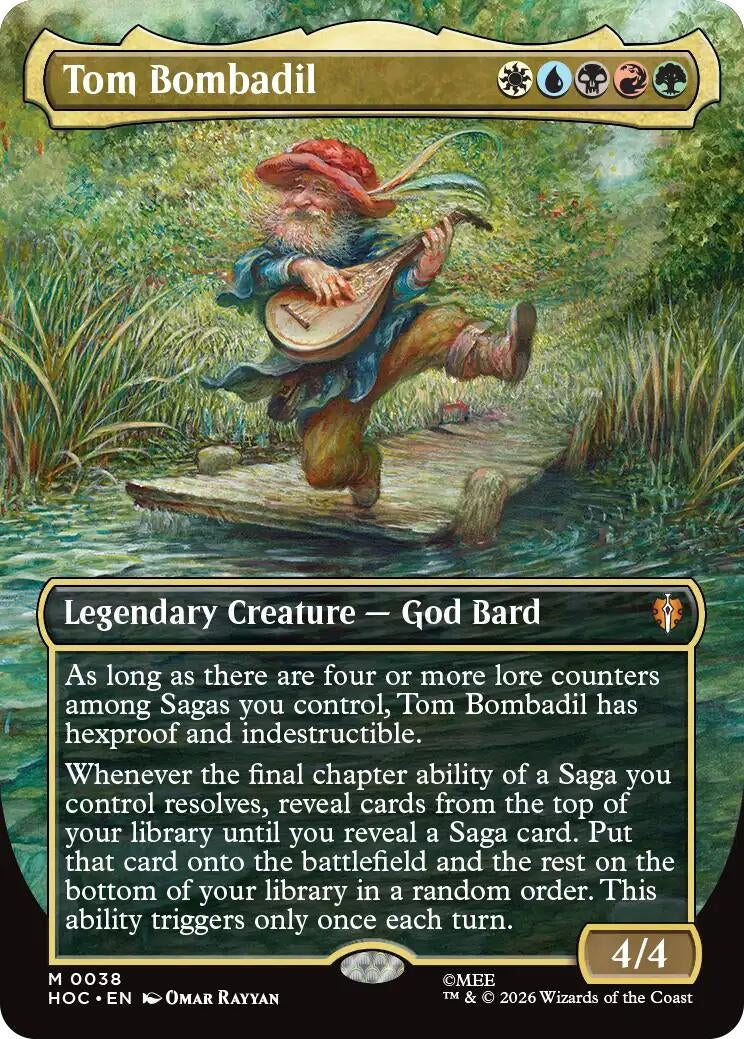 Image for Tom Bombadil (Borderless) (38) [The Hobbit: Eternal-Legal] - Magic: The Gathering