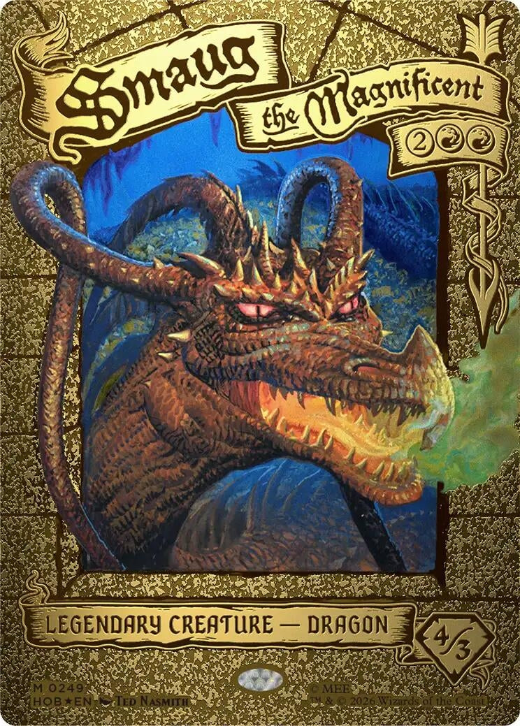 Image for Smaug the Magnificent (Borderless) (249) [The Hobbit] - Magic: The Gathering