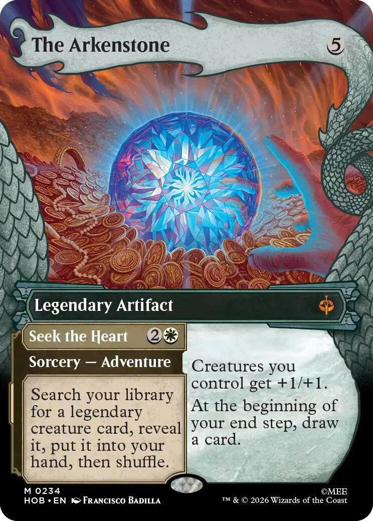 Image for The Arkenstone (Showcase) (234) [The Hobbit] - Magic: The Gathering
