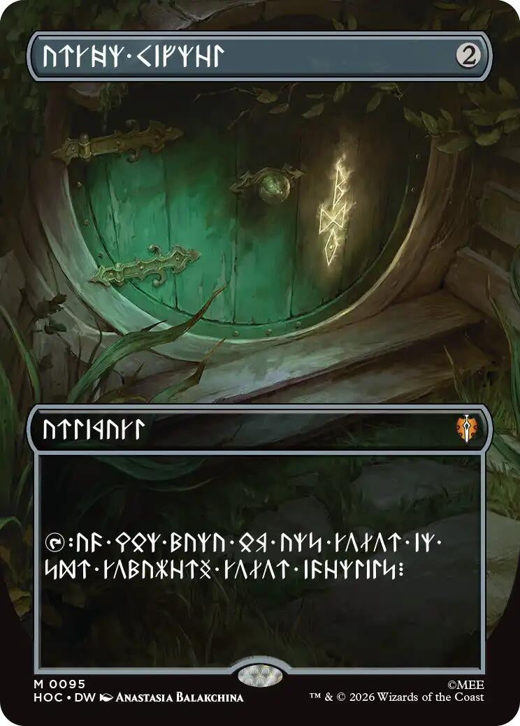 Image for Arcane Signet (Borderless) (Dwarvish) (95) [The Hobbit: Eternal-Legal] - Magic: The Gathering