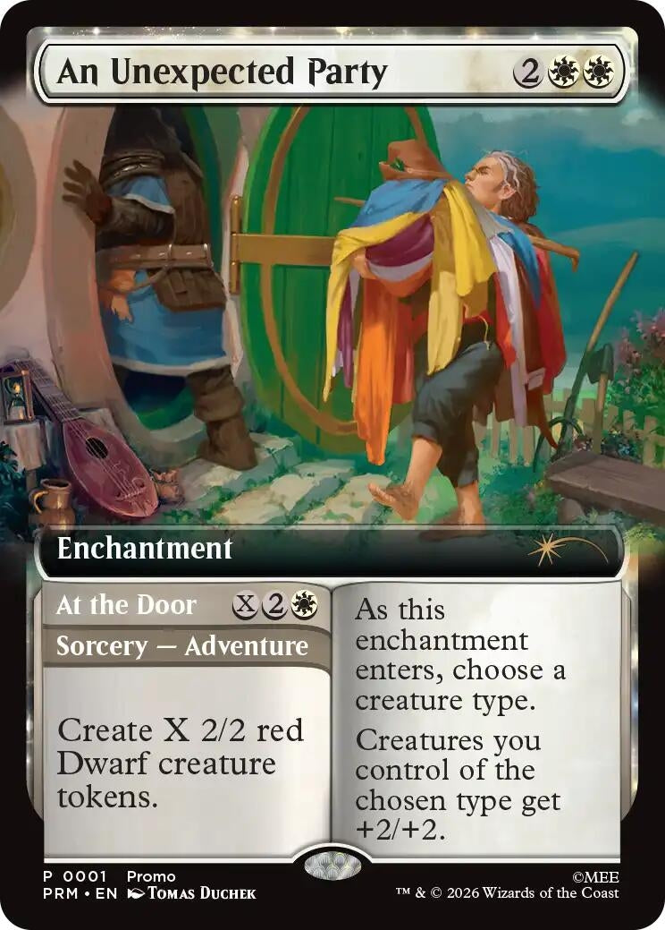 Image for An Unexpected Party (Extended Art) (1) [Promo Pack: The Hobbit] - Magic: The Gathering