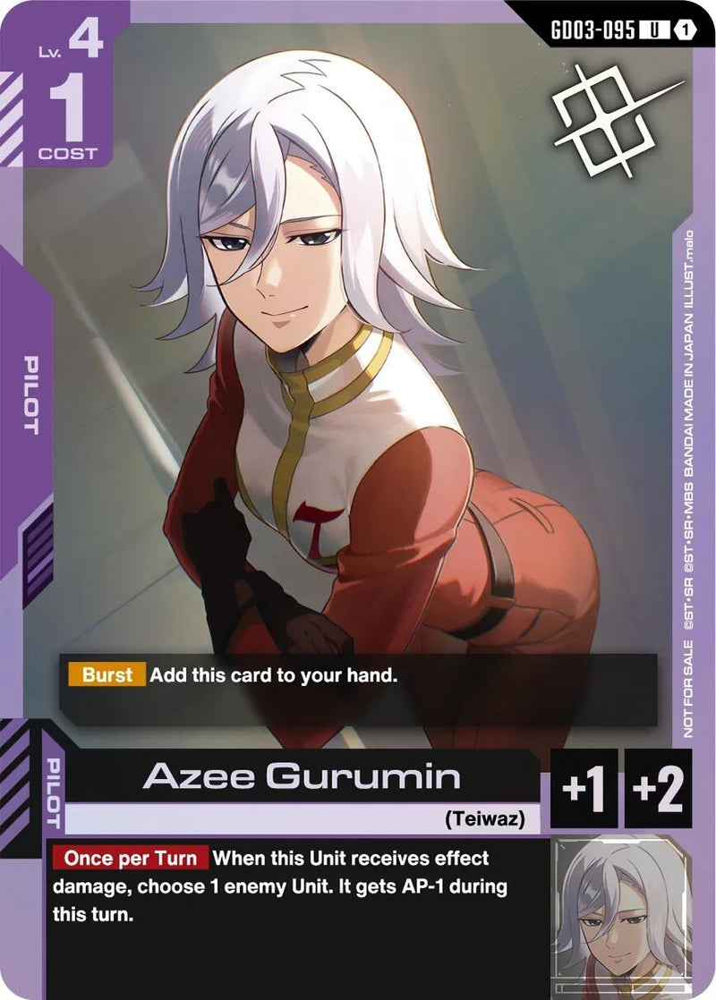 Image for Azee Gurumin (Judge Pack 02) (GD03-095) [Gundam Promotional Cards] {GCG-PR} - Gundam Card Game