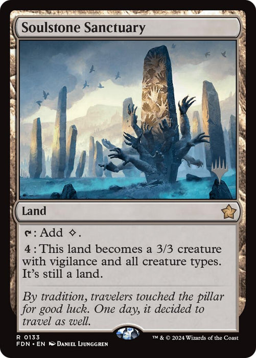 Image for Soulstone Sanctuary (133) [Promo Pack: Secrets of Strixhaven] - Magic: The Gathering
