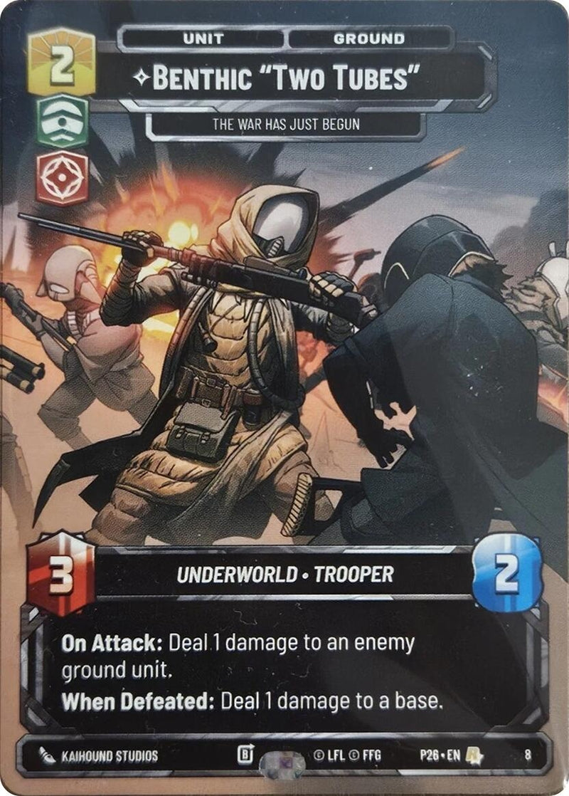 Image for Benthic "Two Tubes" - The War Has Just Begun (26) [Organized Play Promos] {OPP} - Star Wars: Unlimited