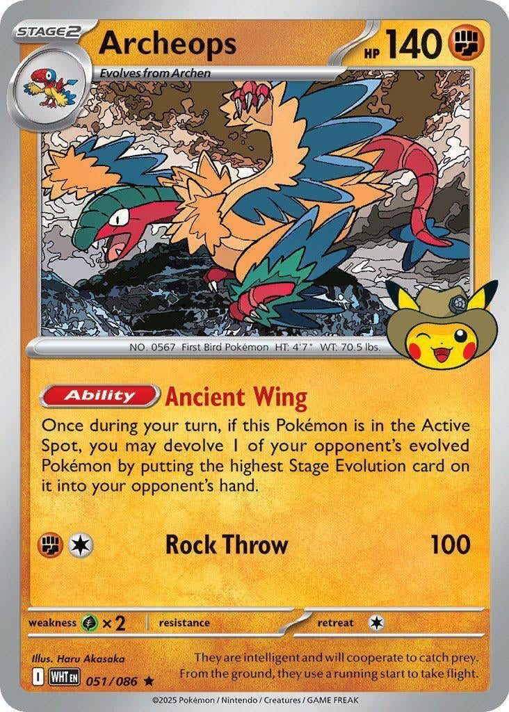 Image for Archeops - 051 (Fossil Museum Exclusive) (051/086) [Miscellaneous Cards & Products] - Pokemon