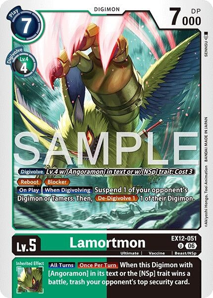 Image for Lamortmon (EX12-051 U) [Digital World Shambala] {EX-12} - Digimon Card Game