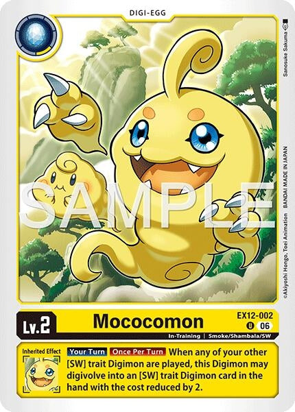 Image for Mococomon (EX12-002 U) [Digital World Shambala] {EX-12} - Digimon Card Game