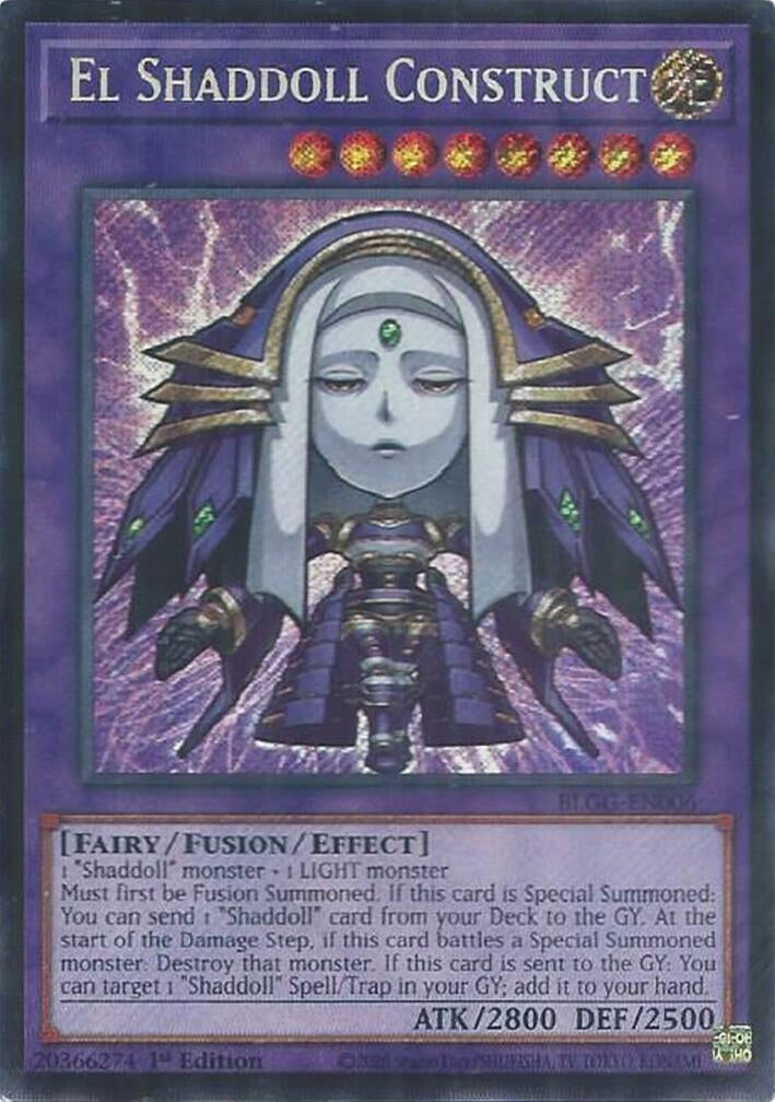 Image for El Shaddoll Construct (BLGG-EN006) [Battles of Legend: Glorious Gallery] - YuGiOh