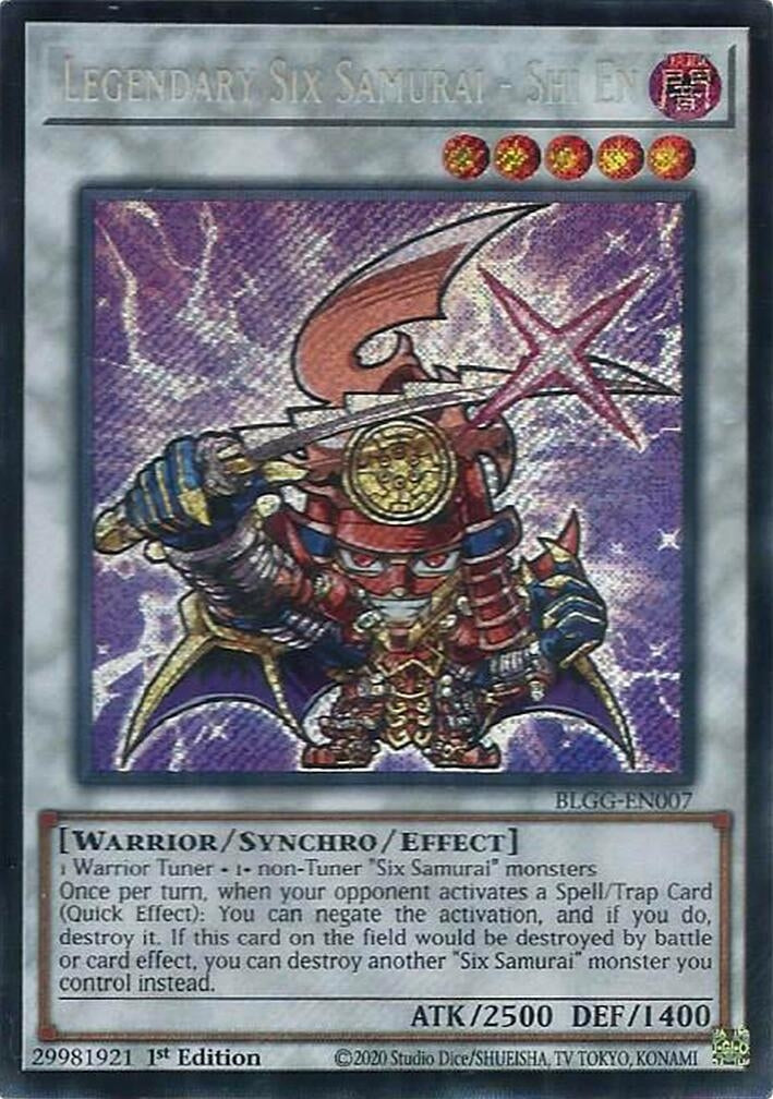 Image for Legendary Six Samurai - Shi En (BLGG-EN007) [Battles of Legend: Glorious Gallery] - YuGiOh