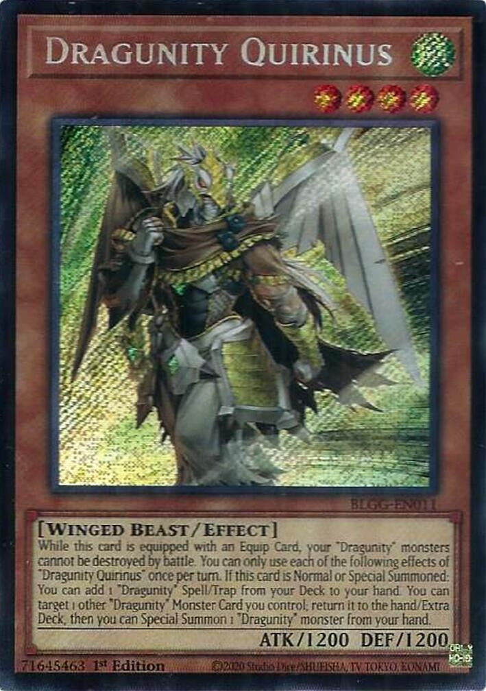 Image for Dragunity Quirinus (BLGG-EN011) [Battles of Legend: Glorious Gallery] - YuGiOh
