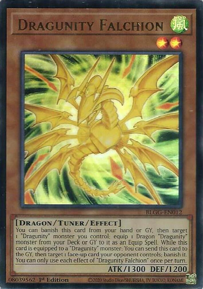 Image for Dragunity Falchion (BLGG-EN012) [Battles of Legend: Glorious Gallery] - YuGiOh