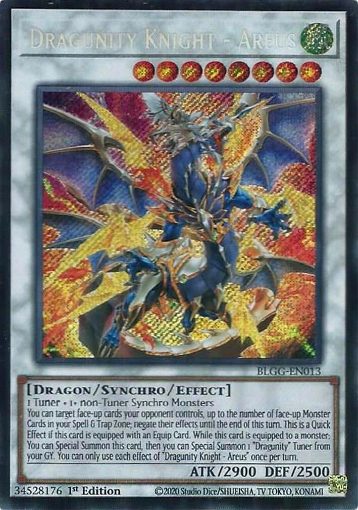 Image for Dragunity Knight - Areus (BLGG-EN013) [Battles of Legend: Glorious Gallery] - YuGiOh