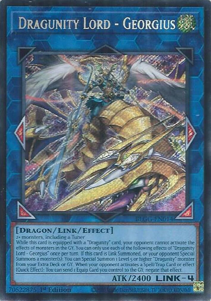 Image for Dragunity Lord - Georgius (BLGG-EN014) [Battles of Legend: Glorious Gallery] - YuGiOh