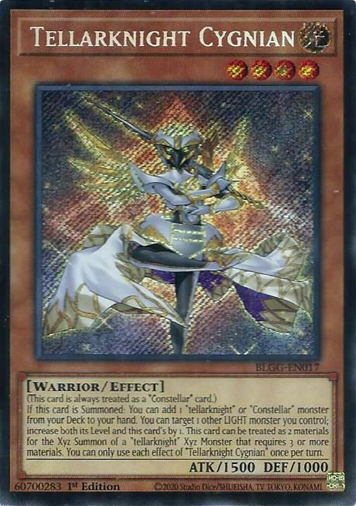 Image for Tellarknight Cygnian (BLGG-EN017) [Battles of Legend: Glorious Gallery] - YuGiOh