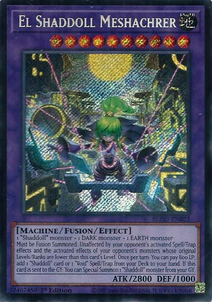 Image for El Shaddoll Meshachrer (BLGG-EN022) [Battles of Legend: Glorious Gallery] - YuGiOh