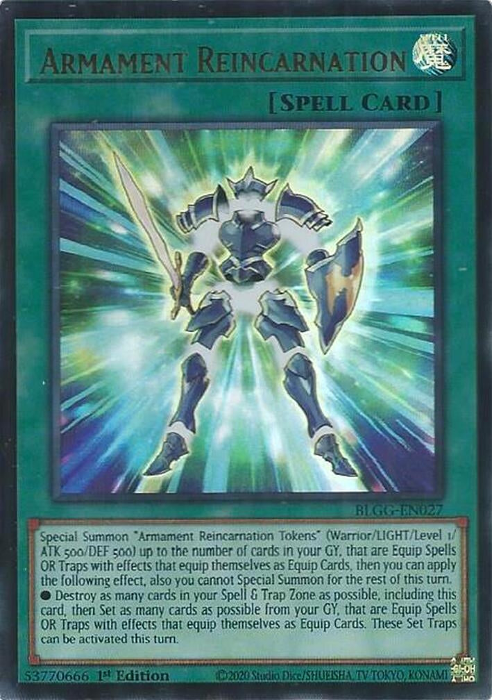 Image for Armament Reincarnation (BLGG-EN027) [Battles of Legend: Glorious Gallery] - YuGiOh