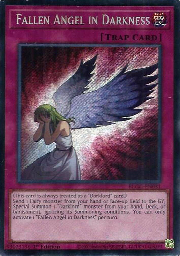 Image for Fallen Angel in Darkness (BLGG-EN031) [Battles of Legend: Glorious Gallery] - YuGiOh