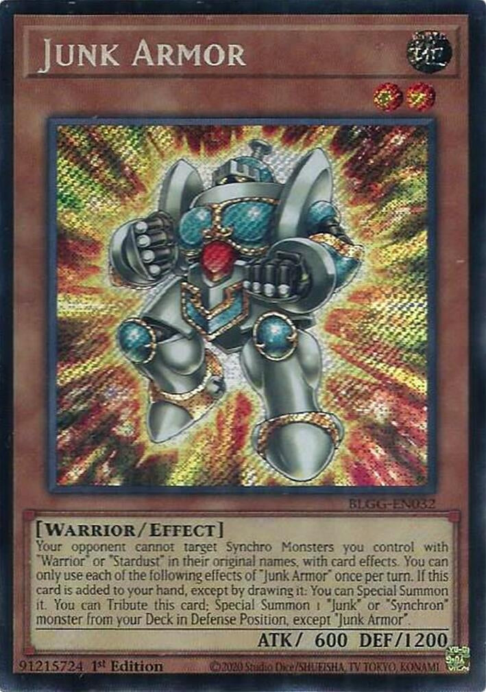 Image for Junk Armor (BLGG-EN032) [Battles of Legend: Glorious Gallery] - YuGiOh