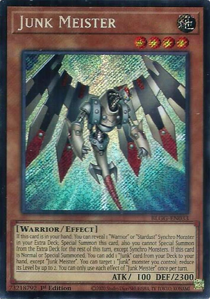 Image for Junk Meister (BLGG-EN033) [Battles of Legend: Glorious Gallery] - YuGiOh