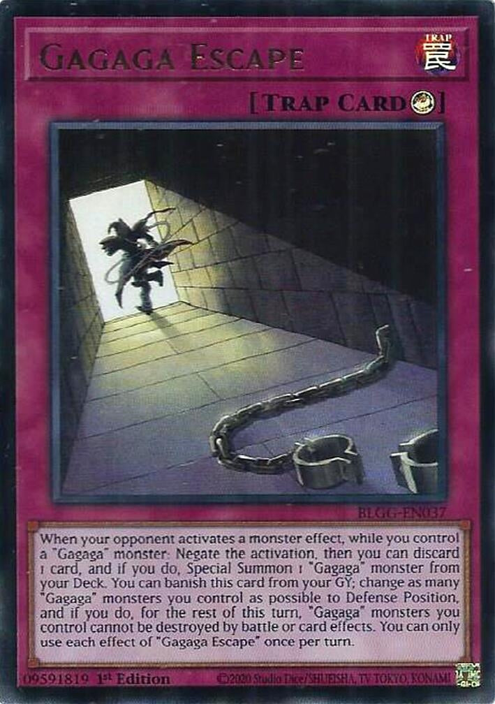 Image for Gagaga Escape (BLGG-EN037) [Battles of Legend: Glorious Gallery] - YuGiOh
